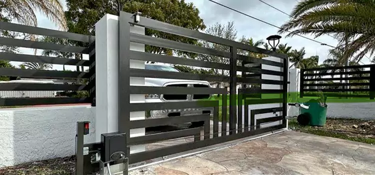 Automatic Driveway Gate Installation Red Deer