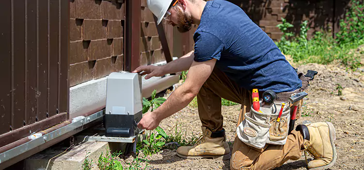 Electric Driveway Gate Installation Red Deer