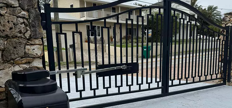 Swing Gate Opener with Keypad Red Deer